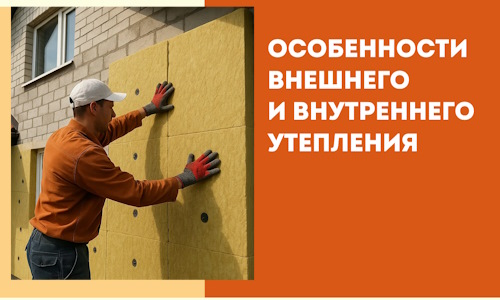 Какие особенности внешнего и внутреннего утепления в мирном