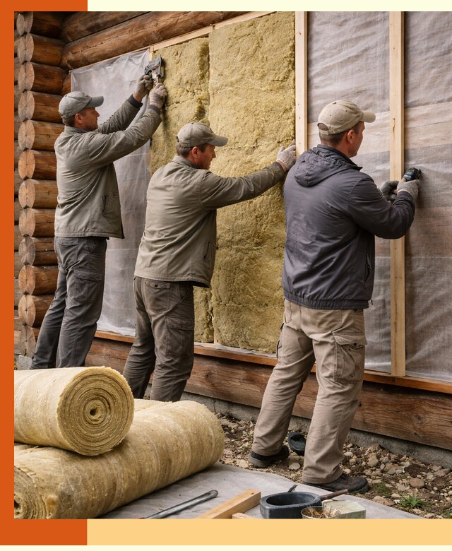 Утепление деревянного дома в мирном эффективными технологиями