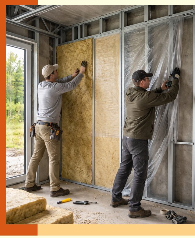 Утепление дома из ЛСТК в мирном с гарантией качества и эффективности