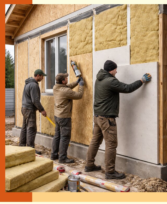 Профессиональное утепление дома из SIP-панелей в мирном