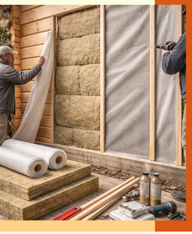 Утепление дома из минибруса в мирном от 4549 руб/м2 — заказать профессионально | ТепломастерМир