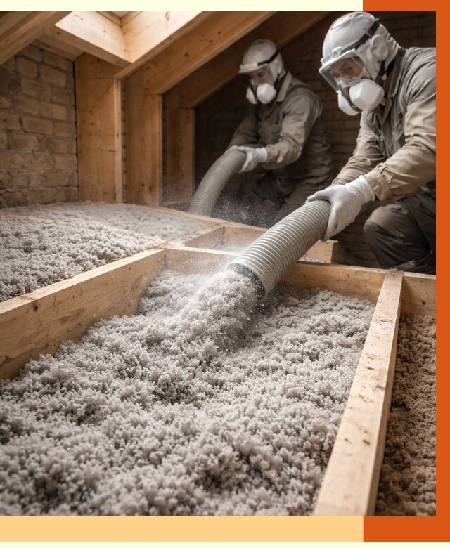 Утепление коттеджа эковатой в мирном от 2527 руб./м² — комплексная задувка и монтаж | ТепломастерМир