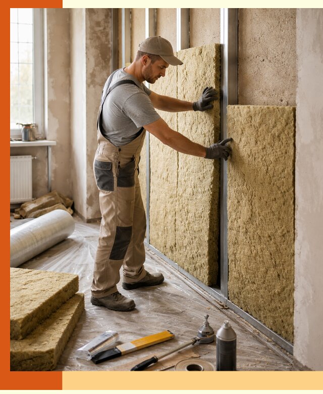 Утепление квартиры в мирном — комплексная теплоизоляция стен и полов