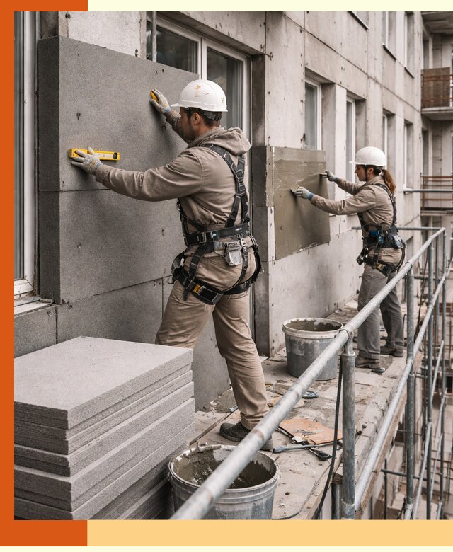 Утепление квартиры снаружи под ключ в мирном