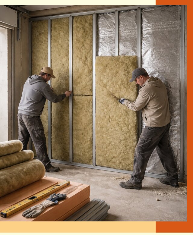 Утепление гаража изнутри в мирном от 7582 руб/м2 — работы и цена | ТепломастерМир