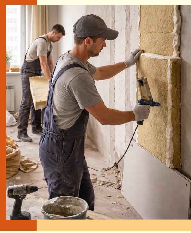 Утепление стен изнутри в мирном — качественно и эффективно