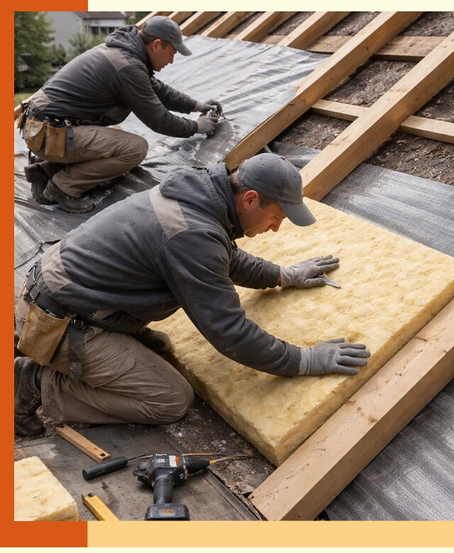 Профессиональное утепление крыши в мирном качественно и надежно