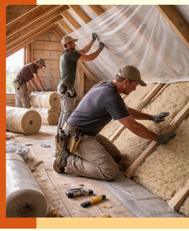 Утепление крыши изнутри в мирном: профессионально и надежно