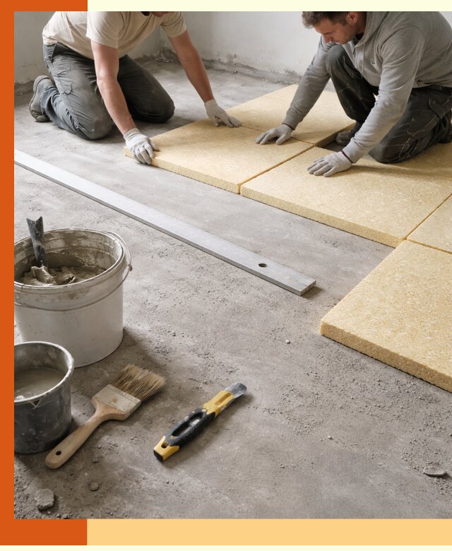 Утепление бетонного пола в мирном профессионально и недорого