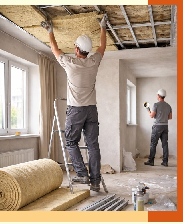 Утепление потолка в частном доме в мирном от 960 руб./м² — работы под ключ | ТепломастерМир