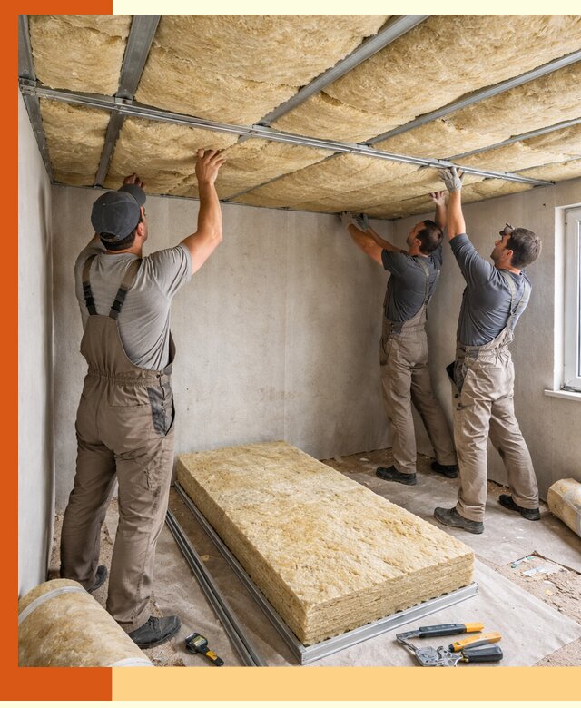 Утепление потолка в мирном — тепло и без сквозняков