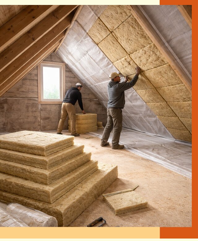 Утепление мансарды в мирном от 2527 руб/м2 — комплексно и под ключ | ТепломастерМир