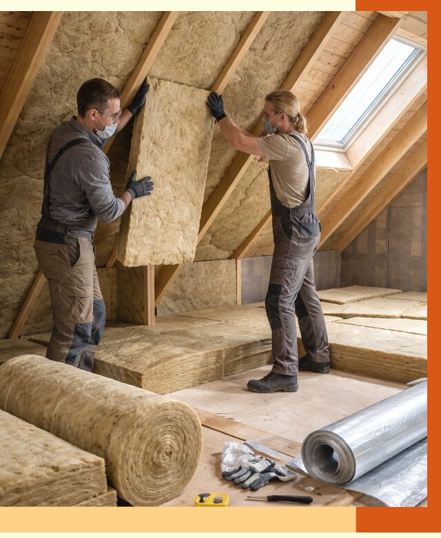 Утепление мансарды минватой в мирном от 4246 руб./м2 — монтаж и пароизоляция | ТепломастерМир
