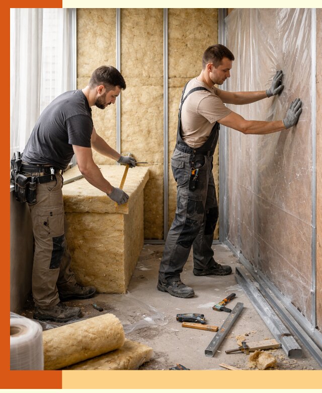 Профессиональное утепление лоджии в мирном эффективно и надежно