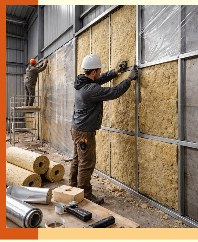 Утепление ангара в мирном — профессиональная теплоизоляция помещений