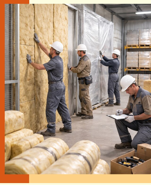 Утепление склада готовой продукции в мирном качественно и быстро