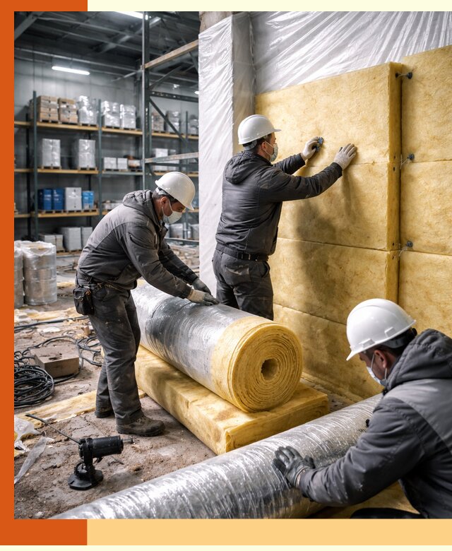 Утепление склада химсырья в мирном: безопасная и эффективная изоляция