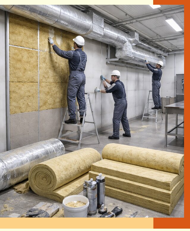 Утепление пищевого цеха в мирном от 12636 руб./м² — комплексно под ключ | ТепломастерМир