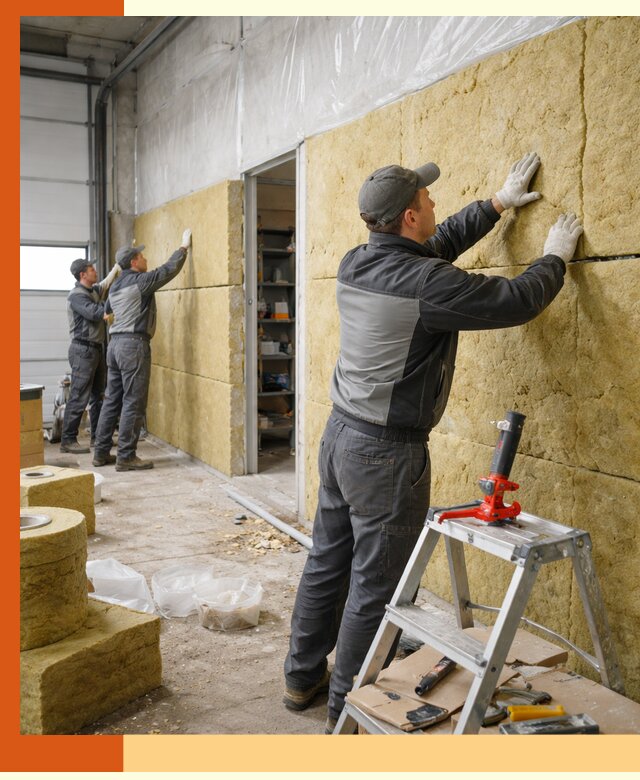 Утепление автосервиса и мастерских в мирном качественно и надёжно