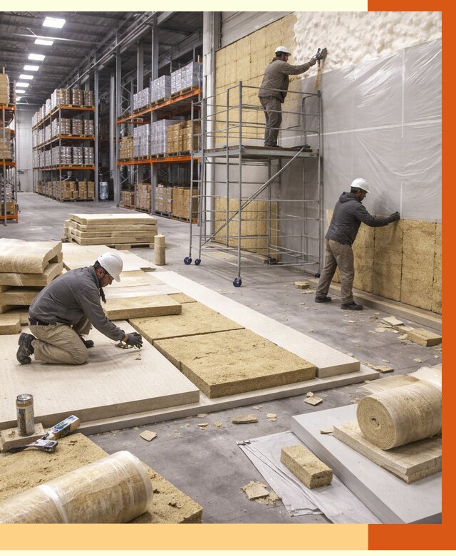 Утепление складского терминала в мирном от 7582 руб./м² под ключ | ТепломастерМир