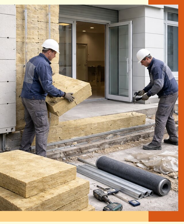 Утепление медицинского центра в мирном под ключ от 12636 руб./м² | ТепломастерМир