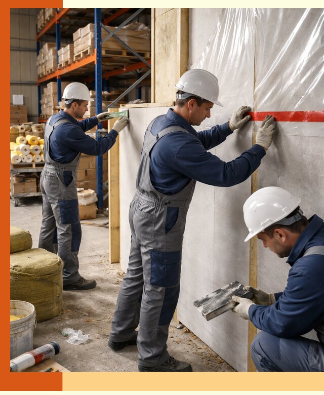 Утепление теплого склада под ключ в мирном