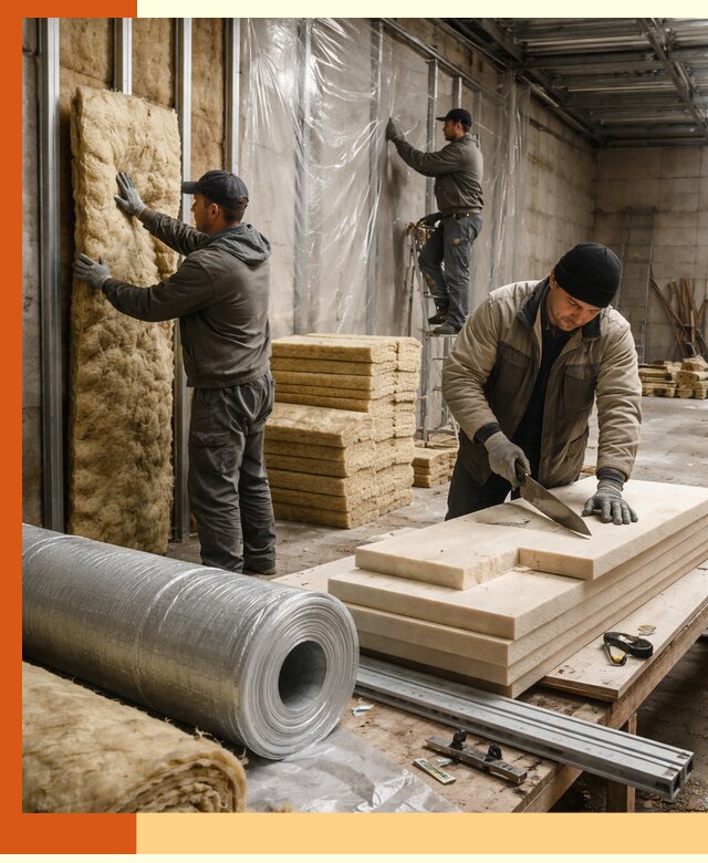 Утепление торгового склада в мирном с энергоэффективными решениями