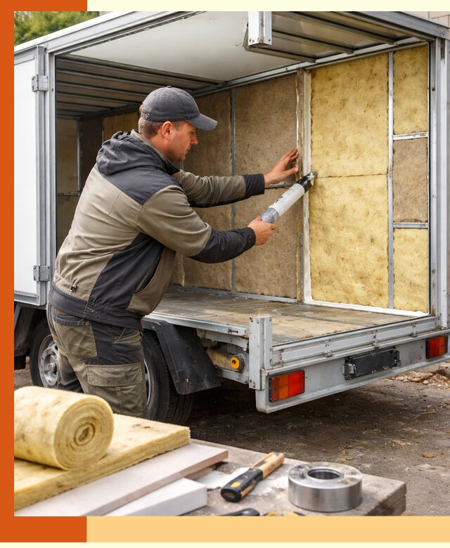 Профессиональное утепление прицепа в мирном для любых условий