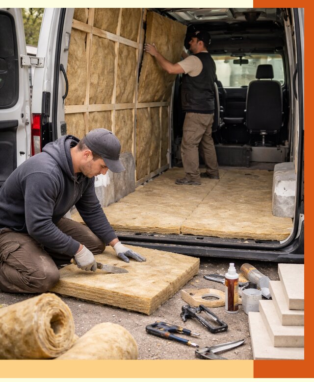 Утепление кемпера в мирном под ключ от 12131 руб. — профессионально | ТепломастерМир