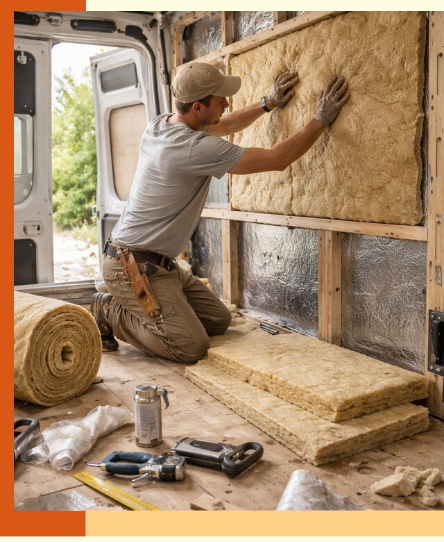 Утепление кемпера под ключ в мирном с гарантией качества