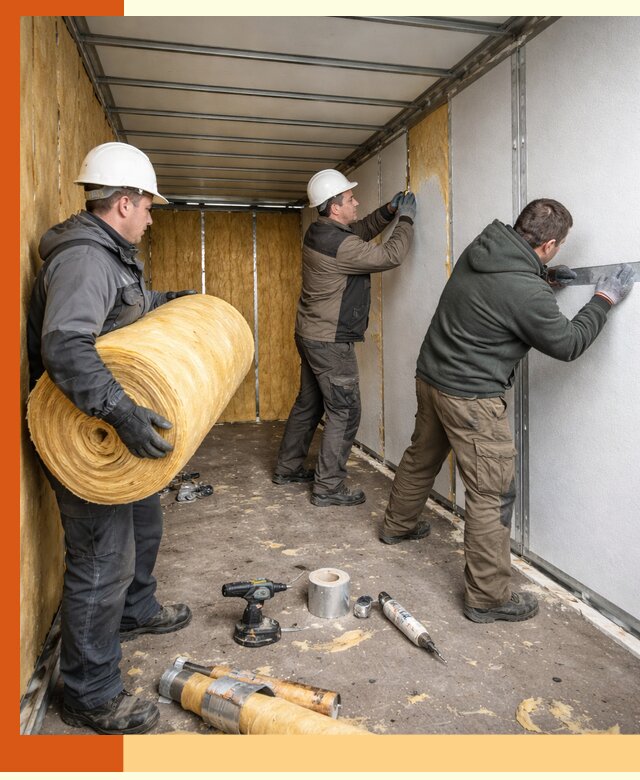 Утепление рефрижераторного контейнера в мирном профессионально и надежно
