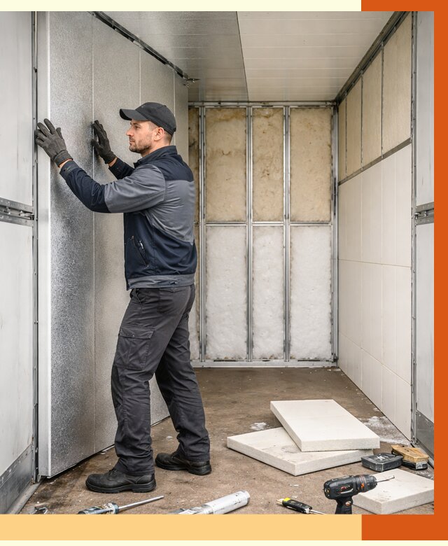 Утепление холодильного кузова в мирном от 13647 руб. под ключ | ТепломастерМир