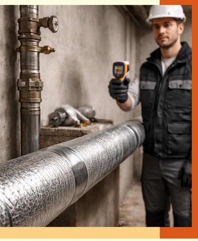 Утепление труб водоснабжения в мирном от 8593 руб. за м² — услуги ТепломастерМир