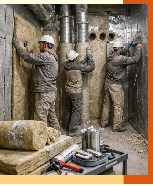 Утепление венткамеры в мирном под ключ от 1466 руб. — профессионально | ТепломастерМир