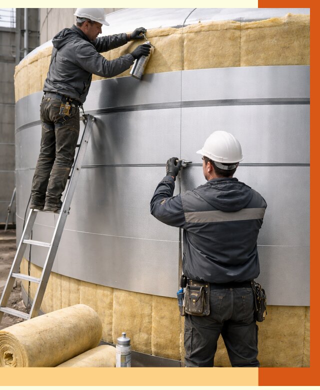Утепление цистерны в мирном пенополиуретаном от 14658 руб. под ключ | ТепломастерМир