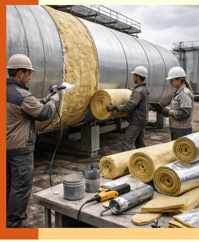 Утепление цистерны в мирном — утеплители и монтаж под ключ