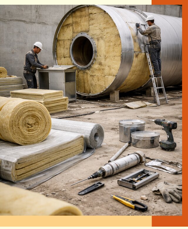 Утепление резервуара с топливом в мирном от 27800 руб. под ключ | ТепломастерМир