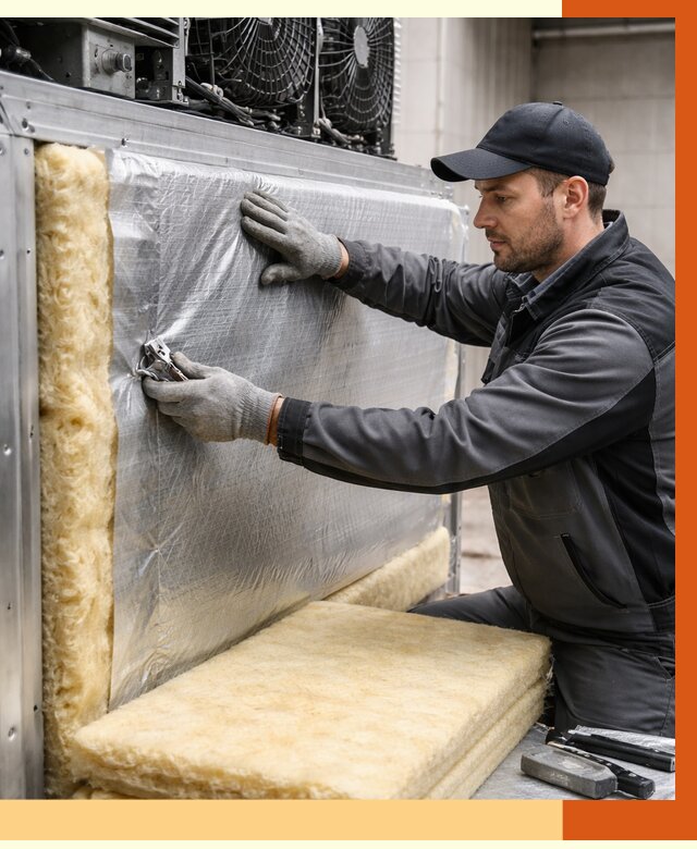 Утепление холодильного агрегата в мирном от 8593 руб. под ключ | ТепломастерМир