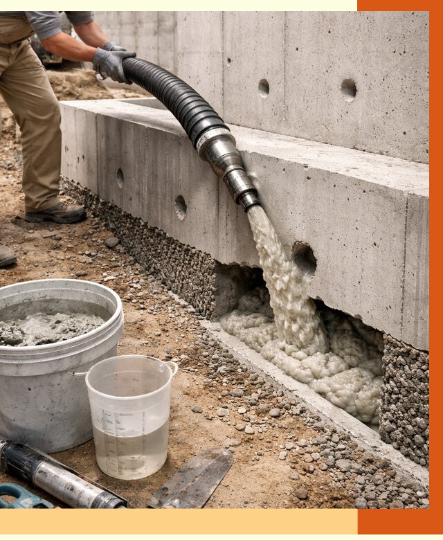 Заполнение полостей фундамента в мирном от 6874 руб. под ключ | ТепломастерМир