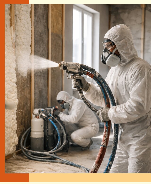 Пенополиуретан напыление для утепления зданий в мирном