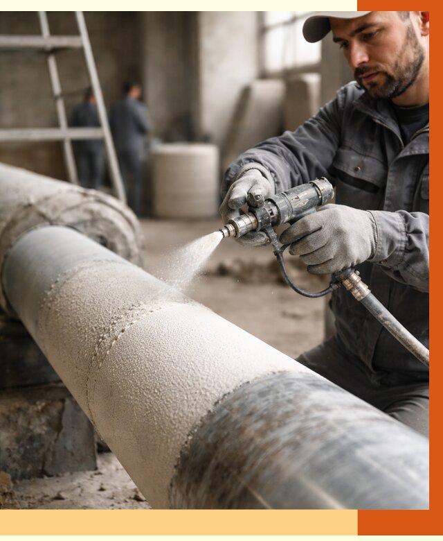 Утепление труб жидкой теплоизоляцией в мирном от 7582 руб. под ключ | ТепломастерМир