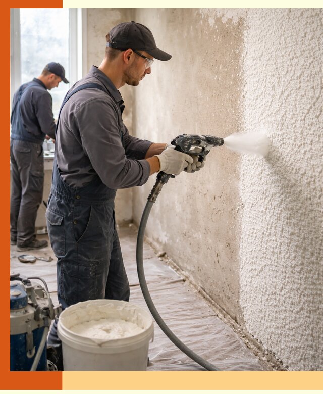 Утепление стен жидкой теплоизоляцией в мирном для квартир и домов