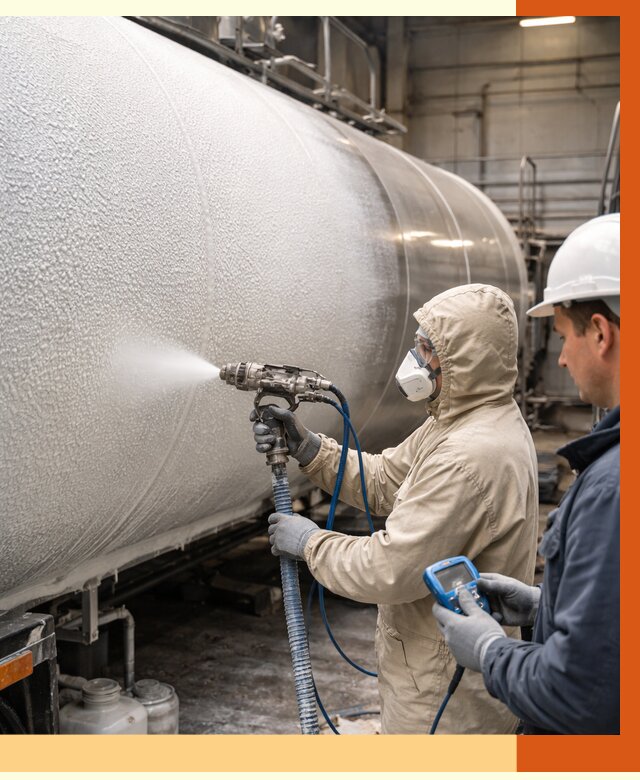Утепление автоцистерны жидкой теплоизоляцией в мирном от 14658 руб. под ключ | ТепломастерМир