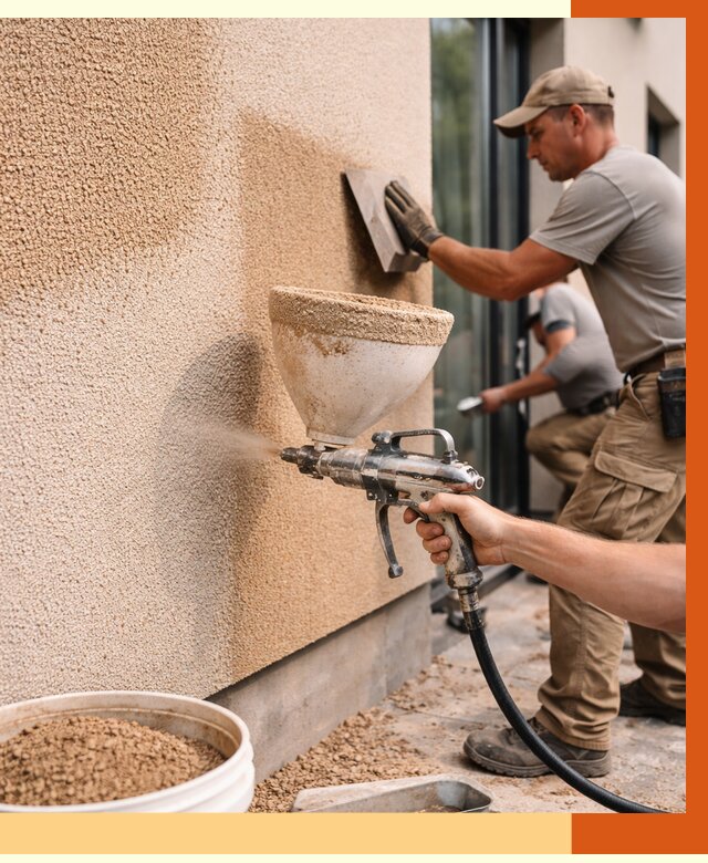 Утепление фасада жидкой пробкой в мирном от 4852 руб./м² под ключ | ТепломастерМир