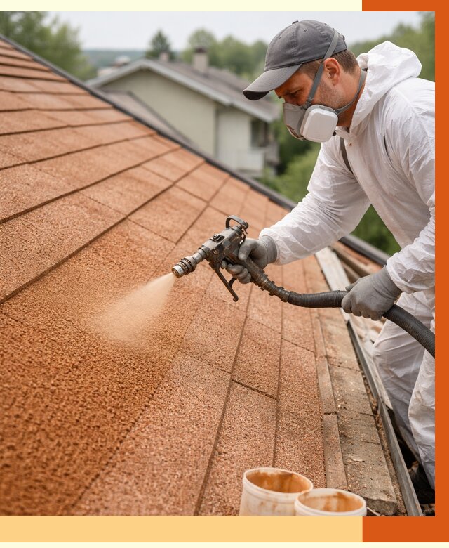 Утепление кровли жидкой пробкой в мирном от 2729 руб./м² под ключ | ТепломастерМир