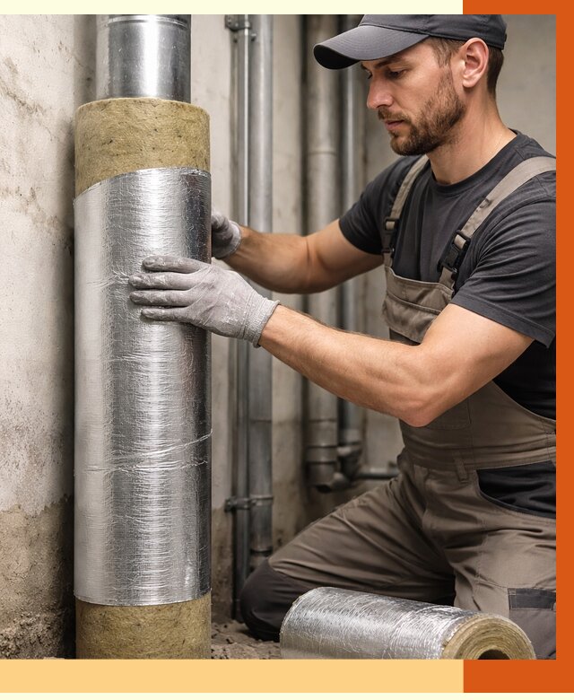 Шумоизоляция труб в мирном от 1213 руб. — шумоподавление и звукоизоляция труб | ТепломастерМир