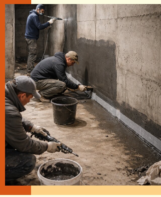 Гидроизоляция подвала в мирном — комплексная защита от влаги