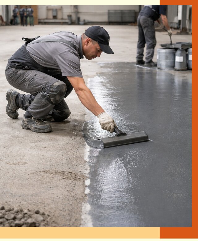 Гидроизоляция промышленного пола в мирном от 1213 руб./м2 — ТепломастерМир специалисты под ключ