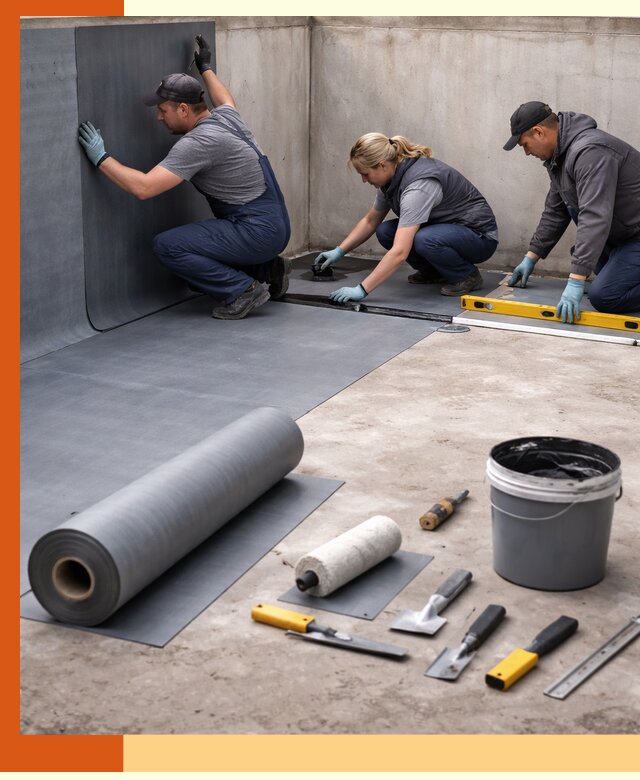 Гидроизоляция бассейна под ключ в мирном — надежная защита и герметизация