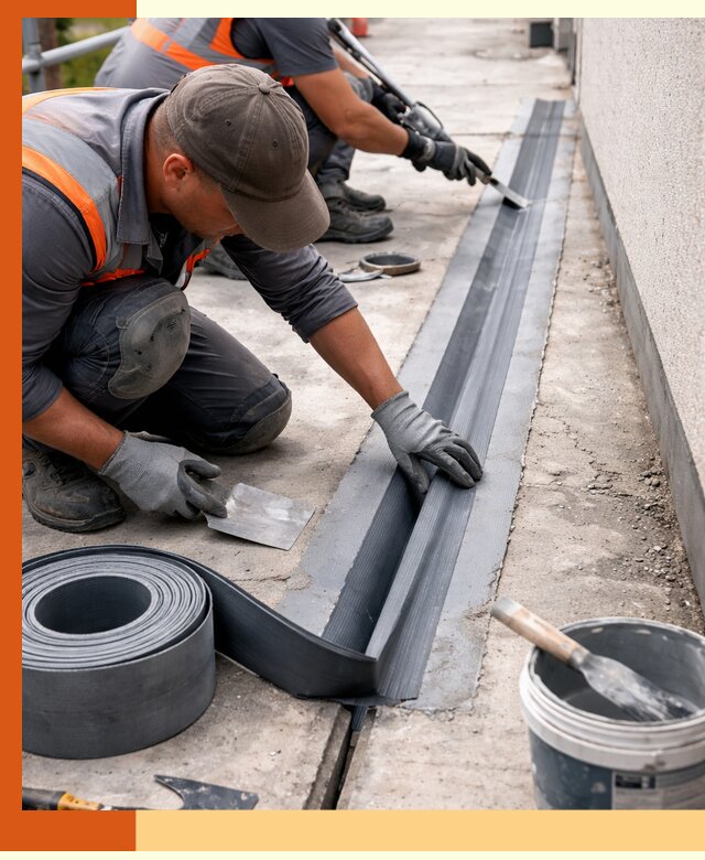 Гидроизоляция деформационного шва в мирном профессионально и надежно